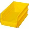 Wholesale 🔥 LocBin™ 4-1/8"L x 7-3/8"W x 3"H Yellow Stacking, Hanging, Interlocking Polypropylene Bins,6 CT 🥰