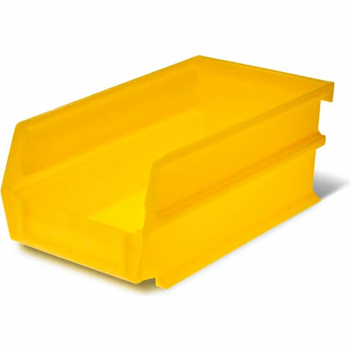 Wholesale 🔥 LocBin™ 4-1/8"L x 7-3/8"W x 3"H Yellow Stacking, Hanging, Interlocking Polypropylene Bins,6 CT 🥰 4 Wholesale 🔥 LocBin™ 4-1/8"L x 7-3/8"W x 3"H Yellow Stacking, Hanging, Interlocking Polypropylene Bins,6 CT 🥰 - Image 4