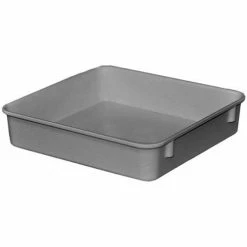 Best reviews of 🔔 MFG Tray Molded Fiberglass Toteline Nesting Tote 924108 - 9-3/4"L x 9-1/4"W x 2-1/8"H, Gray 🧨