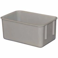 Wholesale 🎉 MFG Tray Molded Fiberglass Toteline Nesting Tote 926108 - 9-3/4"L x 6-1/8"W x 4-1/2"H, Gray ✔️