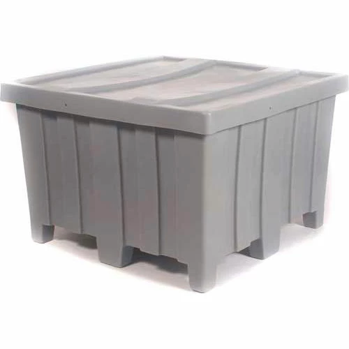 Best Sale ๐คฉ Forkliftable Bulk Shipping Container with Lid - 44"L x 44"W x 29-1/2"H, Gray ๐ฏ 1 Best Sale ๐คฉ Forkliftable Bulk Shipping Container with Lid - 44"L x 44"W x 29-1/2"H, Gray ๐ฏ