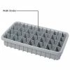 Best Sale 🔔 Dandux Width Divider 50P0010027 for Dividable Nesting Box 50P1811030, Gray - Pkg Qty 6 🥰