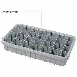 Flash Sale 🌟 Dandux Width Divider 50P0015067 for Dividable Nesting Box 50P1816070, Gray - Pkg Qty 6 😀