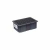 Brand new 🔔 Quantum Storage Systems Quantum Conductive Dividable Grid Container - DG93060CO, 22-1/2"L x 17-1/2"W x 6"H, Black - Pkg Qty 3 😍