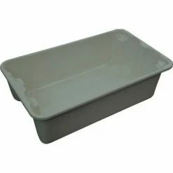Hot Sale ✔️ MFG Tray Molded Fiberglass Toteline Nest and Stack Tote 780208 - 17-7/8" x10"-5/8" x 5" Gray - Pkg Qty 10 😍