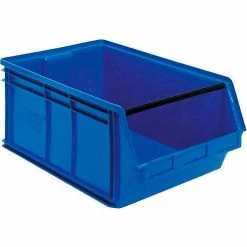 Hot Sale 😉 Quantum Storage Systems Quantum Plastic Magnum Stacking Bin, 18"W x 20" x 12", Blue 🥰