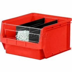 Best reviews of 🔥 Quantum Storage Systems Quantum Plastic Magnum Stacking Bin, 12"W x 20"D x 8"H, Red - Pkg Qty 6 ❤️