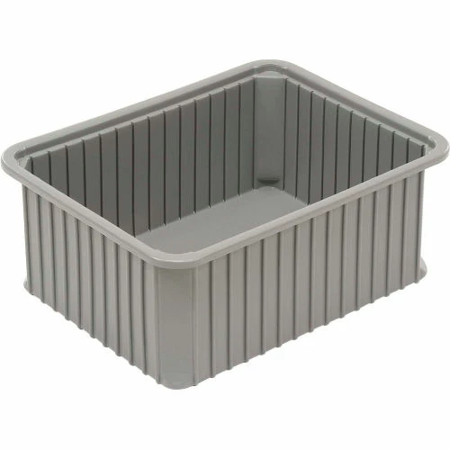 Best deal 🤩 Dandux Dividable Stackable Plastic Box 50P0114130 - 22-1/2"L x 17-1/2"W x 13"H, Gray 🎁 1 Best deal 🤩 Dandux Dividable Stackable Plastic Box 50P0114130 - 22-1/2"L x 17-1/2"W x 13"H, Gray 🎁