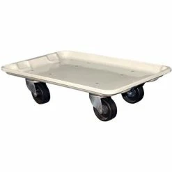 Best Pirce 💯 MFG Tray Molded Fiberglass Toteline Dolly 780438 for 20-1/2" x 12-7/8" x 8" Tote, White 🧨