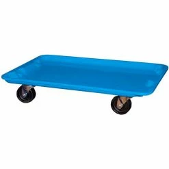 Promo 😉 MFG Tray Molded Fiberglass Toteline Dolly 780538 for 24-3/8" x 14-7/8" x 8" Tote, Blue ✨