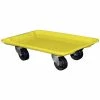 Discount ✔️ MFG Tray Molded Fiberglass Toteline Dolly 780438 for 20-1/2" x 12-7/8" x 8" Tote, Yellow 🔥