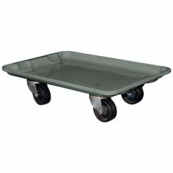 Best Sale 🌟 MFG Tray Molded Fiberglass Toteline Dolly 780438 for 20-1/2" x 12-7/8" x 8" Tote, Gray 😉
