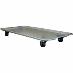 Flash Sale 🎁 MFG Tray Molded Fiberglass Dolly 780138 for 42-1/2" x 20" x 14-1/4" Tote, Gray ⭐