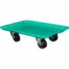 New 🤩 MFG Tray Molded Fiberglass Toteline Dolly 780438 for 20-1/2" x 12-7/8" x 8" Tote, Green 👏