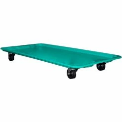 Cheapest ✨ MFG Tray Molded Fiberglass Dolly 780138 for 42-1/2" x 20" x 14-1/4" Tote, Green 🥰