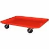 New 🔥 MFG Tray Molded Fiberglass Toteline Dolly 780738 for 27-1/2 " x 20" x 14-1/8" Tote, Red 😉