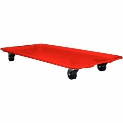 Discount 🎉 MFG Tray Molded Fiberglass Dolly 780138 for 42-1/2" x 20" x 14-1/4" Tote, Red 😉