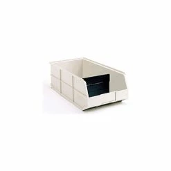 Best reviews of 🔔 Akro-Mils AkroBins® 1800 Series 30348 - Stackable Shelf Bin 8-1/4"W x 20-1/2"D x 7"H Beige w/One Divider - Pkg Qty 6 🧨