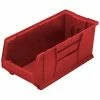 Promo ⭐ Quantum Storage Systems Quantum Plastic Hulk Stacking Bin, 11"W x 30"D x 10"H, Red - Pkg Qty 4 👍