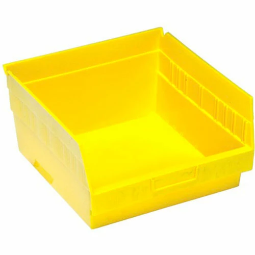 Coupon 🔔 Plastic Nesting Storage Shelf Bin QSB209 11-1/8"W x 11-5/8"D x 6"H Yellow - Pkg Qty 8 👍 1 Coupon 🔔 Plastic Nesting Storage Shelf Bin QSB209 11-1/8"W x 11-5/8"D x 6"H Yellow - Pkg Qty 8 👍