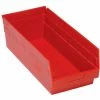 Brand new ⭐ Plastic Nesting Storage Shelf Bin QSB208 8-3/8"W x 17-7/8"D x 6"H Red - Pkg Qty 10 💯