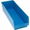 Top 10 🥰 Plastic Nesting Storage Shelf Bin QSB214 8-3/8"W x 23-5/8"D x 6"H Blue - Pkg Qty 6 👏