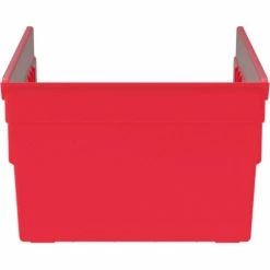 Deals 😍 Akro-Mils Plastic Nesting Storage Shelf Bin 30164 - 6-5/8"W x 23-5/8"D x 4"H Red - Pkg Qty 6 🎉 -Containers shop 30164RED 10