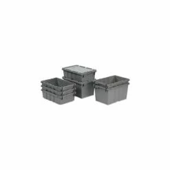 Cheap 🤩 LEWISBins Nest Only Container RNO2115-5 - 21 x 15-1/8 x 5-1/8 Gray Closed Handle - Pkg Qty 5 🎉