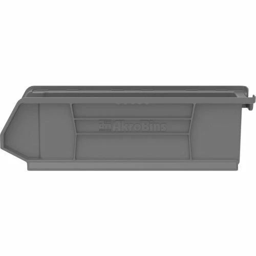 Cheap 🤩 Akro-Mils® Super-Size AkroBin® Plastic Stacking Bin, 8-1/4"W x 23-7/8"D x 7"H, Gray - Pkg Qty 4 🛒 4 Cheap 🤩 Akro-Mils® Super-Size AkroBin® Plastic Stacking Bin, 8-1/4"W x 23-7/8"D x 7"H, Gray - Pkg Qty 4 🛒 - Image 4