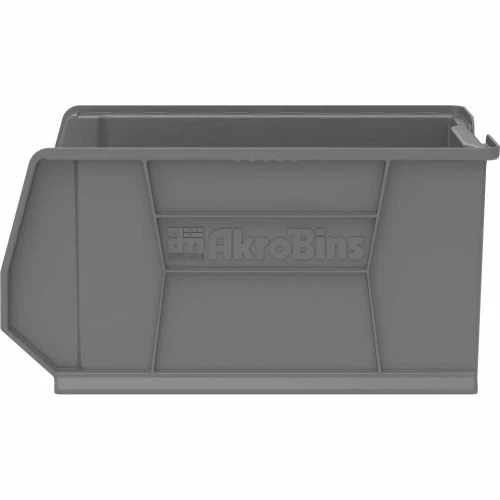 Coupon 🔔 Akro-Mils® Super-Size AkroBin® Plastic Stacking Bin, 18-1/4"W x 23-7/8"D x 12"H, Gray 🌟 4 Coupon 🔔 Akro-Mils® Super-Size AkroBin® Plastic Stacking Bin, 18-1/4"W x 23-7/8"D x 12"H, Gray 🌟 - Image 4