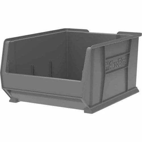 Coupon 🔔 Akro-Mils® Super-Size AkroBin® Plastic Stacking Bin, 18-1/4"W x 23-7/8"D x 12"H, Gray 🌟 2 Coupon 🔔 Akro-Mils® Super-Size AkroBin® Plastic Stacking Bin, 18-1/4"W x 23-7/8"D x 12"H, Gray 🌟 - Image 2