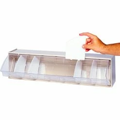 Best Pirce 👍 Quantum Storage Systems Quantum Clear Divider DIV400 For Dividable Tip Out Bin Pack of 4 - Pkg Qty 4 ✔️