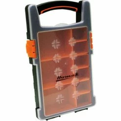 Buy ❤️ Homak Plastic Organizer With 9 Removable Bins. 13-1/2x7-1/4x2-3/8 - Pkg Qty 20 🔔