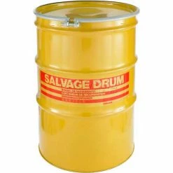 Cheap ❤️ Global Industrial™ Carbon Steel Salvage Transport Overpack Drum 85 Gallon Open Head 👍
