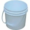 Budget 🔥 Vestil 1 Gallon Open Head Plastic Pail PAIL-1-PWP with Plastic Handle - White ❤️