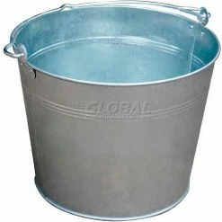 Hot Sale ✨ Vestil Galvanized Steel Bucket BKT-GAL-325 3-1/4 Gallon Capacity 🔔