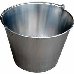 Cheap ✔️ Vestil Stainless Steel Bucket BKT-SS-500 5 Gallon Capacity 🌟