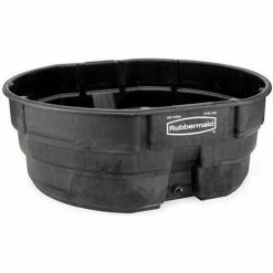 Discount 🤩 Rubbermaid® Black Commercial Stock Tank, 300 Gallon Capacity 🔔