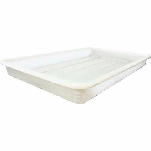 Outlet 👍 Shirley K's Storage Trays 220PN Plastic Nesting Tote, FDA-USDA, 20-1/2"X13-1/2"X2", Natural White 🎁 1 Outlet 👍 Shirley K's Storage Trays 220PN Plastic Nesting Tote, FDA-USDA, 20-1/2"X13-1/2"X2", Natural White 🎁