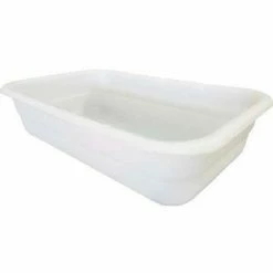 Best Sale 😉 Shirley K's Storage Trays 254PN Plastic Nesting Tote, FDA-USDA, 26-7/8"X17"X6-1/4", Natural White 😀