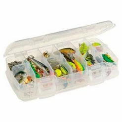 New 🔥 Plano Molding Plano StowAway® 345046 - 6 Fixed Compartment Box, 8-1/4"L x 4-1/4"W x 1-3/8"H, Clear - Pkg Qty 6 👍