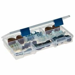 Discount 🔥 Plano Molding Plano ProLatch™ StowAway® 5-9 Adjustable Compartment Box, 9-1/8"L x 5"W x 1-1/4"H, Clear - Pkg Qty 2 ✨