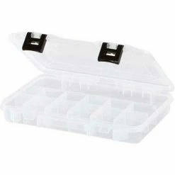 Discount 🎁 Plano Molding Plano ProLatch™ Organizer 13 Fixed Compartment Box, 11"L x 7-1/4"W x 1-3/4"H, Clear - Pkg Qty 2 🔔