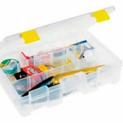 Hot Sale ✔️ Plano Molding Plano ProLatch™ StowAway® 4-9 Adjustable Compartment Box, 11"L x 7-1/4"W x 2-3/4"H,Clear - Pkg Qty 2 ⭐