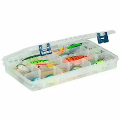 Cheapest 🤩 Plano Molding Plano ProLatch™ StowAway® 4-24 Adjustable Compartment Box, 14"W x 9"D x 1-7/8"H, Clear - Pkg Qty 4 ⌛