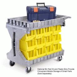 Coupon 🎉 Akro-Mils® 30936 Two-In-One Plastic ProCart™ 😀 -Containers shop 330439GY 6wco
