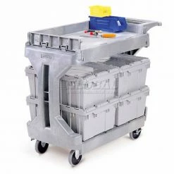 Promo 👏 Akro-Mils® 30930 Two-In-One Plastic ProCart™ 🤩 -Containers shop 330461GY 03