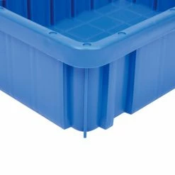 Buy 🛒 Global Industrial™ Plastic Dividable Grid Container DG91035,10-7/8"L x 8-1/4"W x 3-1/2"H, Blue - Pkg Qty 20 🤩 -Containers shop 334100BL 05