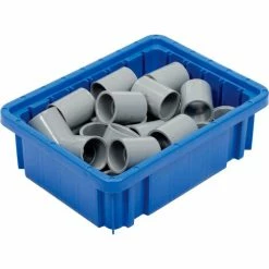 Buy 🛒 Global Industrial™ Plastic Dividable Grid Container DG91035,10-7/8"L x 8-1/4"W x 3-1/2"H, Blue - Pkg Qty 20 🤩 -Containers shop 334100BL 06
