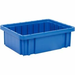 Buy 🛒 Global Industrial™ Plastic Dividable Grid Container DG91035,10-7/8"L x 8-1/4"W x 3-1/2"H, Blue - Pkg Qty 20 🤩 -Containers shop 334100BL 10